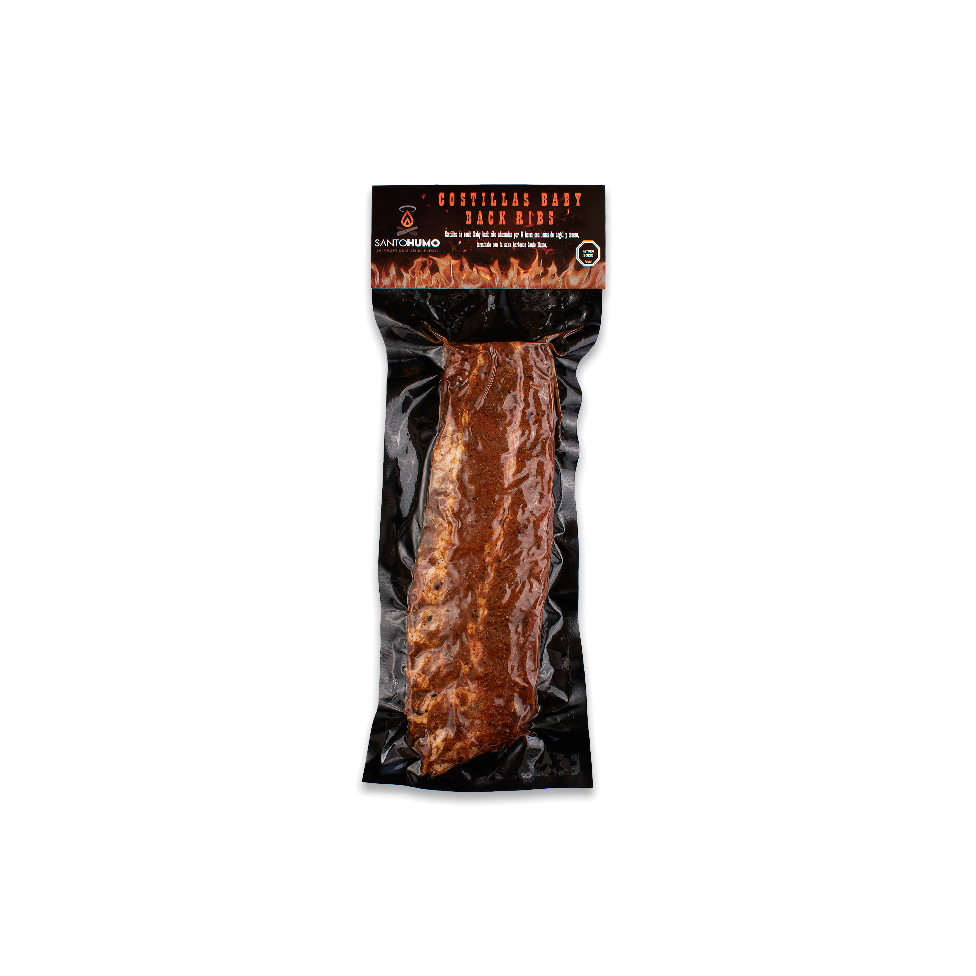 Costillas baby back ribs ahumadas - Imagen 2
